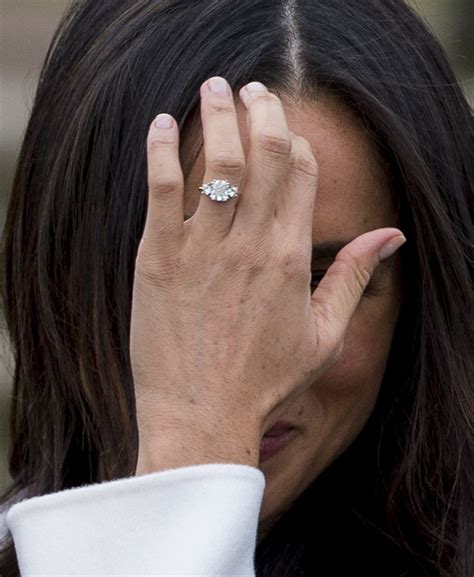 Meghan Markle Shows off Engagement Ring From Prince Harry — and It's ...