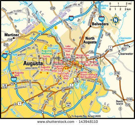 Augusta Georgia Map | Gadgets 2018