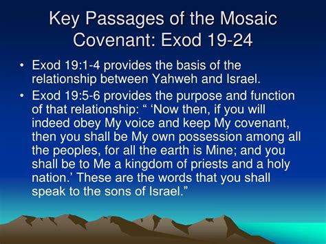 PPT - The Mosaic Covenant PowerPoint Presentation, free download - ID ...