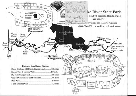 Myakka River State Park Map – The World Map