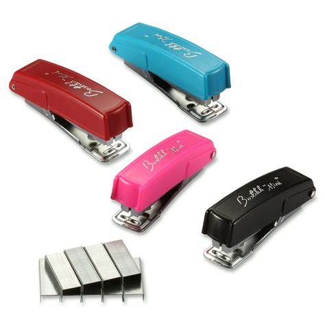 Bostitch Mini Desktop No. 10 Stapler, Assorted Colors - Walmart.com ...