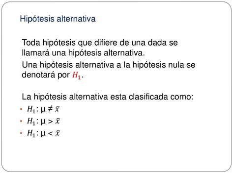 Hipotesis alternativa