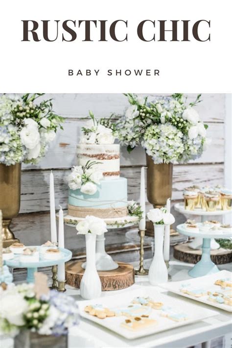 √ Rustic Baby Shower Decorations