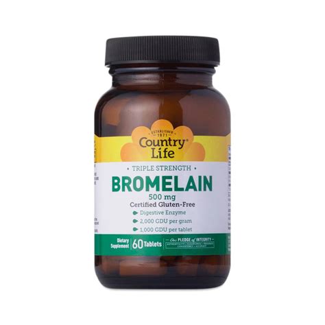 60 ct. Triple Strength Bromelain Digestive Enzyme - Thrive Market