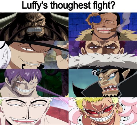 Who here gave Luffy his toughest fight? : r/OnePiece