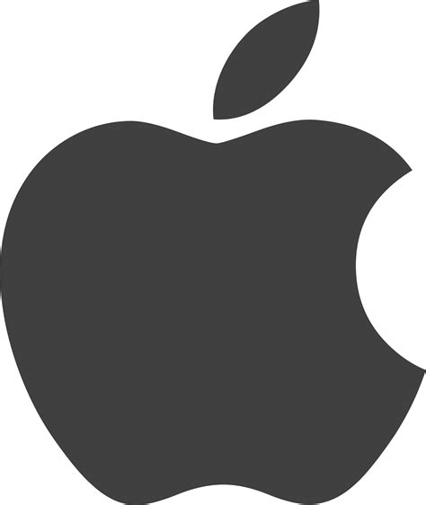 Download Apple Clip Art - Apple Logo Black Png Transparent Png ...