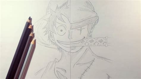 Luffy And Zoro Drawing Easy