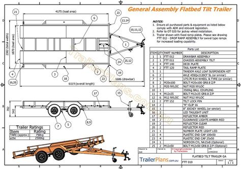 plan de remorque payant(50$ en moyene) Tilt Trailer, Car Hauler Trailer ...