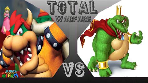 Bowser vs King K. Rool | Total Warfare Fanon Wikia | FANDOM powered by ...