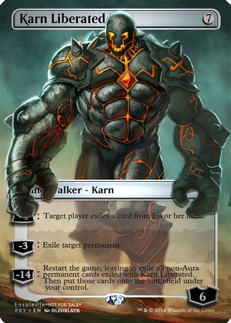 Magic the Gathering - Karn Liberated by ASliceOfUnagi on DeviantArt