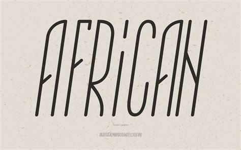 Vector african font italic style 7654766 Vector Art at Vecteezy