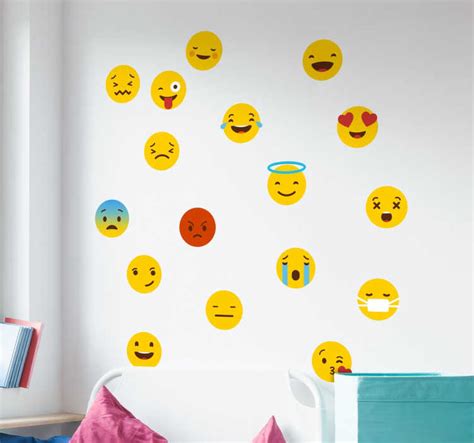 Whatsapp Emoji Wall Stickers - TenStickers