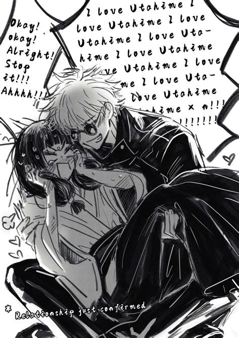 Gojohime art by @br1025022977 Twitter #jujutsukaisen #Gojo #Utahime ...