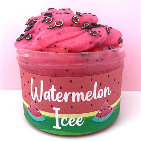 Watermelon Icee Icee Slime Scented popular Slime - Etsy