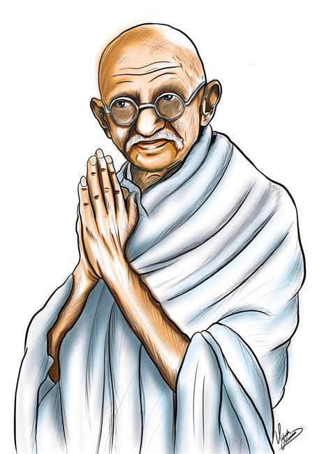 Update 83+ mahatma gandhi sketch simple - seven.edu.vn