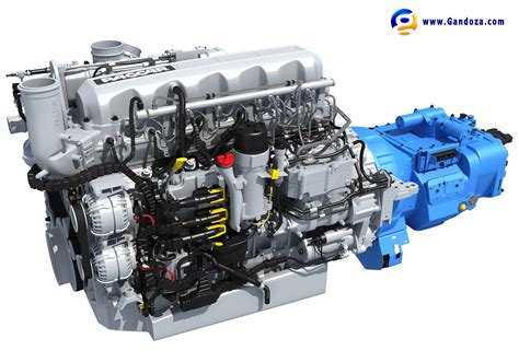 https://flic.kr/p/UsL6sQ | PACCAR MX-13 Engine | 3d model of the PACCAR ...