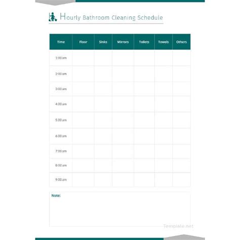 21+ Bathroom Cleaning Schedule Templates - PDF, DOC | Free & Premium ...