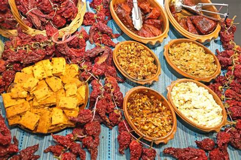 Serbian Cuisine stock image. Image of rinds, baked, peppers - 60450647