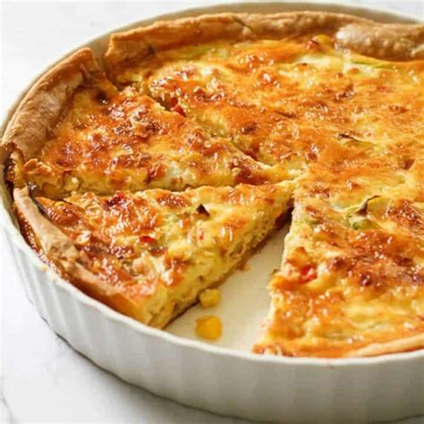 Vegetarian Quiche Recipe (Vegetable Quiche) - Cook it Real Good