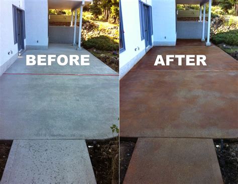 Reoving Stained Concrete Patio Wilson Home Ideas Stained throughout ...