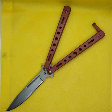 Red Color Balisong Butterfly Knife – KNIVESINDIA