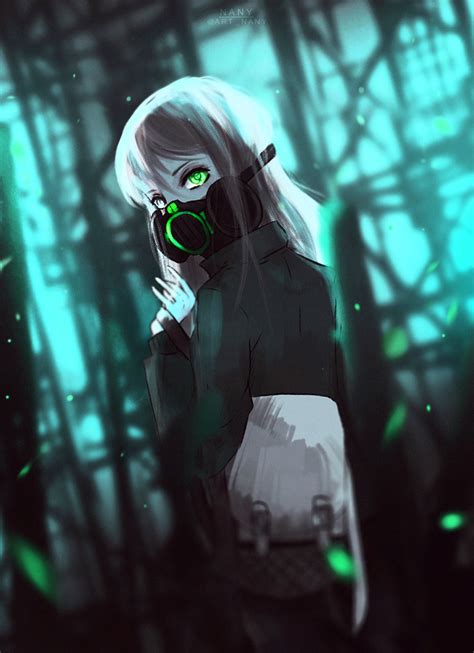 Anime Girl Gas Mask Wallpapers - Wallpaper Cave