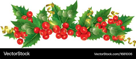 Beautiful christmas garland Royalty Free Vector Image