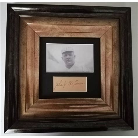 John McGraw autograph (1873-1934).