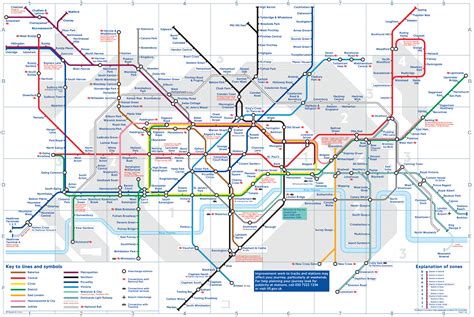 Tube Map London Underground Map - Map Of Counties Around London