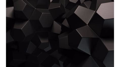 3840x2160, Black Cubes 4k Abstract Wallpapers Data - Cool Wallpaper ...