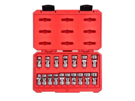 17-Piece 3/8 Inch Drive Universal Joint Socket Set in Case | TEKTON