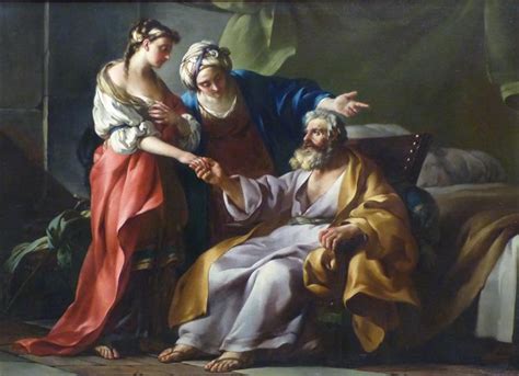 Hagar to Abraham with Sarah, 1749 - Joseph-Marie Vien - WikiArt.org