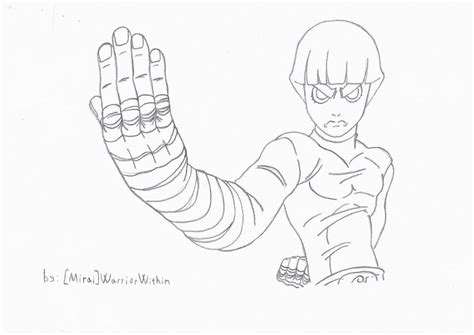 Rock Lee Fighting Stance by MiraiWarriorWithin on DeviantArt