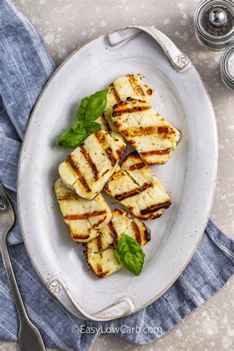 Grilled Halloumi (Gourmet Level Side or Topping!) - Easy Low Carb