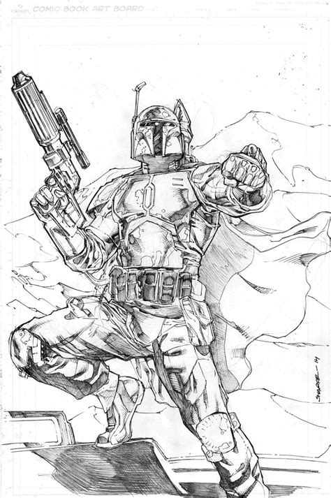 Boba Fett by Kevin-Sharpe on deviantART | Star wars drawings, Star wars ...