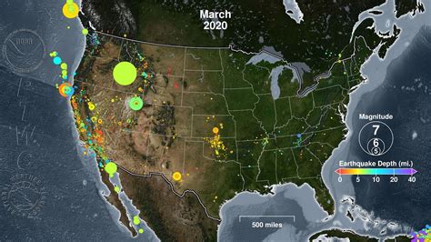 40 Years of Earthquakes in the Contiguous United States: 1980 - 2020 ...