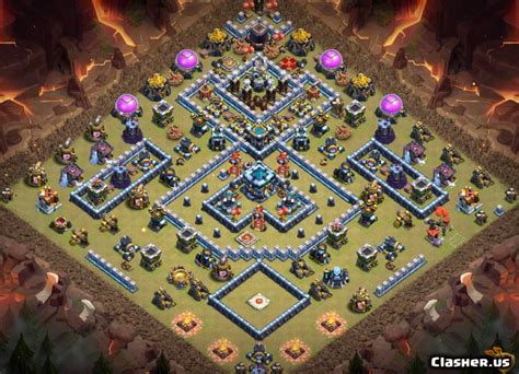 [Town Hall 13] TH13 War/Trophy/CWL base #983 [With Link] [4-2020] - War ...