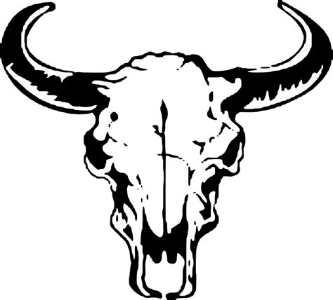 Texas Longhorn Bull Skull Clip art - Longhorn png download - 818*739 ...