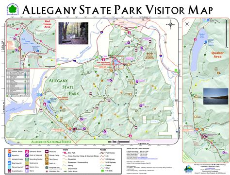 Allegany State Park Visitors Map | Enchanted Mountains of Cattaraugus ...