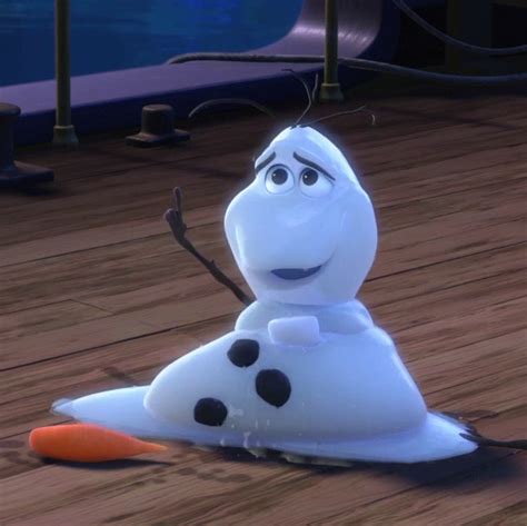 Olaf Frozen Melting Scene