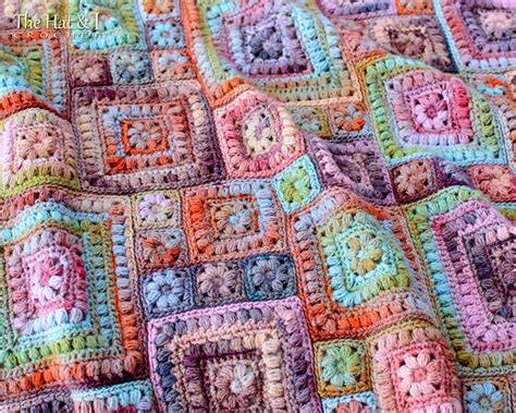 Crochet PATTERN Square Scramble Crochet Blanket Pattern - Etsy Australia