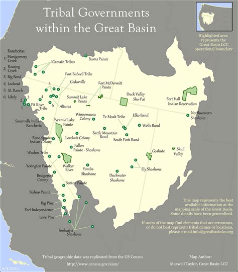 Great Basin Us Map