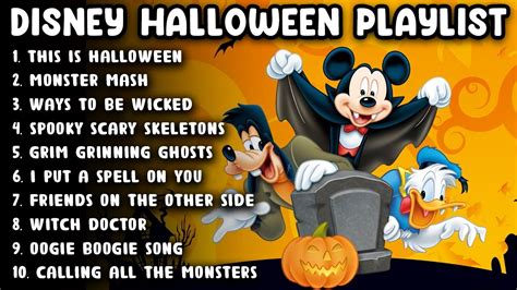 Disney Halloween Songs Playlist Disney Halloween Music Mix - Uohere