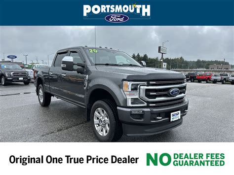 Pre-Owned 2020 Ford F-350 Platinum 4D Crew Cab in Portsmouth #G10210 ...