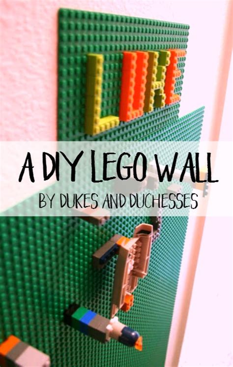 DIY Lego Wall - Dukes and Duchesses