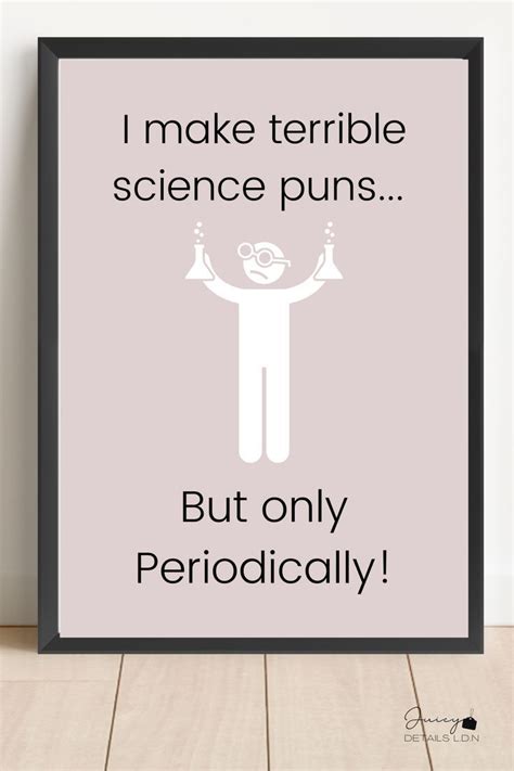 FUNNY Science poster - Science teacher gift - Multiple Colours - "I ...