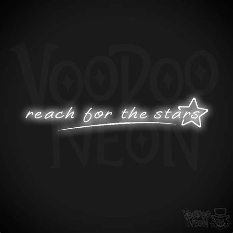 Reach For The Stars Neon Sign | LED Wall Art | VOODOO NEON®