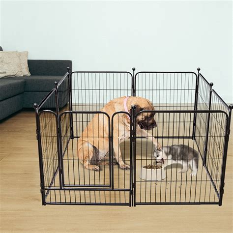 Dog Pen Indoor 40 inches Tall, Dog Fence Playpens Exercise Pen for ...