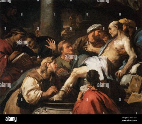 The Death of Seneca 1685 by Luca Giordano Stock Photo - Alamy