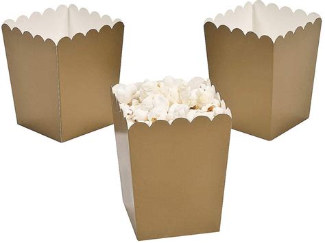 Mini Popcorn Box Template 3x2x325 Die Cut Movie Party Etsy